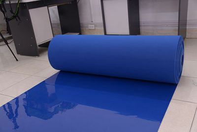 Nỉ xanh in ấn chuyên dùng cho máy in mực nước (máy in flexo)