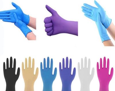 Các loại màu sắc găng tay y tế phổ biến